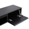 Lyngins Floating LED TV Stand with Storage,63" Wall Mounted Entertainment Center with 6-Color Lights & High-Gloss Doors for Living Room,Bedroom - 4 of 4