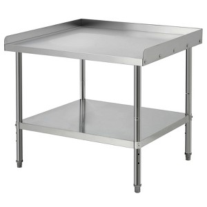Grill Stand Table Stainless Steel NSF Certified 400 Lbs Capacity with Adjustable Legs - 1 of 4