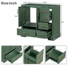 36 inch traditional bathroom storage cabinet vanity (excluding sink) - 4 of 4