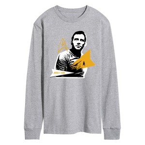 Men's - Star Trek - Retro Kirk Long Sleeve Graphic T-Shirt - 1 of 4