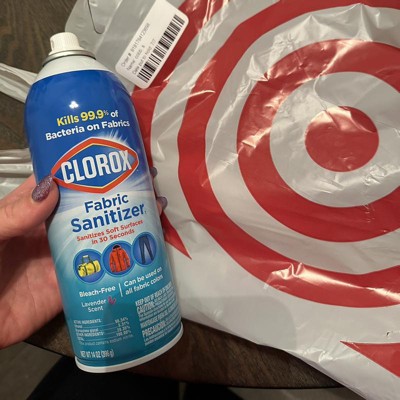 Clorox Bleach-Free Fabric Sanitizer Spray, Color-Safe Laundry Sanitizer -  24 Oz