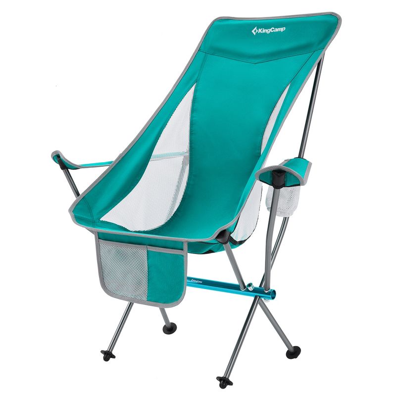 KingCamp Lightweight Highback Camping Chair with Cupholder & Pocket, 3 of 8