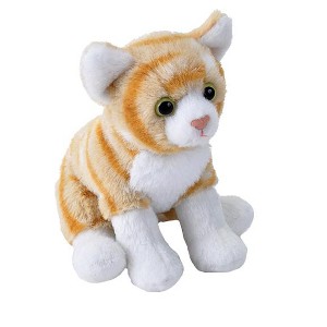 Wild Republic Pocketkins Eco Orange Tabby Cat Stuffed Animal, 5 Inches - 1 of 1