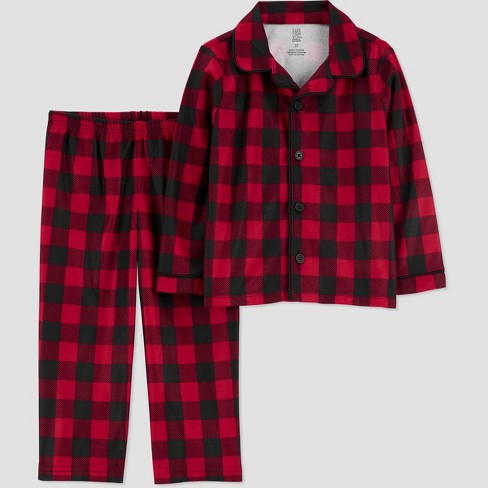 Carter's Just One You® Toddler Boys' Buffalo Check Coat Pajama Set ...