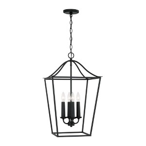 Capital Lighting Grady 4 - Light Chandelier in  Black Iron - 1 of 4