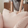 Oversized Chaise Lounge Chair with Comfy Pillows, Corduroy Upholstered Sleeper Sofa Bed, No Assembly - ModernLuxe - 3 of 4