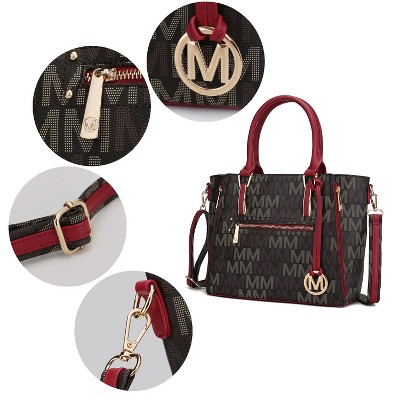 MKF Collection Siena Women's M Signature Handbag by Mia K- Brown — фото 5