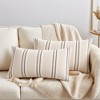 REGALWOVEN Stripe Soft Cozy Decorative Casual Farmhouse Pillow Cases 2 Pcs - 2 of 4