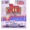 1975 Chevrolet Cheyenne Super 30 Dually Truck White with Blue Hood and Stripes Limited Ed 1/64 Diecast Model Car by M2 Machines - 3 of 3
