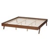 Baxton Studio Sarita Mid-Century Modern Walnut Wood Bed Frame - 4 of 4