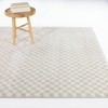 Balta Rugs 7'10"x10' Castle Checkered Plush Area Rug Cream - 2 of 4