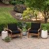 ARDEN Outdoor Plush Modern Tufted Blowfill Deep Seat Set, 24 x 24, Water Repellent, Fade Resistant - 3 of 4