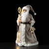 20"H Sullivans Christmas Gold Santa With Lighted Staff  Gold - 4 of 4