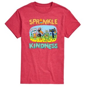 Men's - Pete the Cat - Sprinkle Kindness Short Sleeve Graphic T-Shirt - 1 of 4