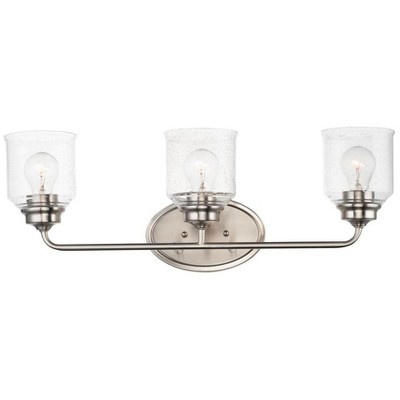 Maxim Lighting Acadia 3 - Light Vanity in  Satin Nickel