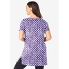 Roaman's Women's Plus Size Short-Sleeve V Neck Ultimate Tunic - 3 of 4