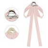 INSPIRE CHIC Women's Wedding Party Satin Brooch Pin Bow Tie with Pearl - 3 of 4