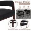 MOONMISS Modern Accent Chair Chenille Upholstered Armchair with Open Back,2PCS - 4 of 4