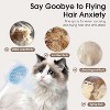 BABYYER Cat Steam Brush，3 In 1 combs for indoor cats，pet steam brush for shedding,Dog shedding for Long and Short Hair Dogs and Cats Pet Grooming - 3 of 4