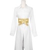 INSPIRE CHIC Women's Faux Leather Self-Tie Bowknot Wide Waist Band Sash Obi Belt - 4 of 4