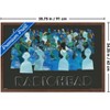 Trends International Radiohead - Blue Crowd Silhouettes Framed Wall Poster Prints - 3 of 4
