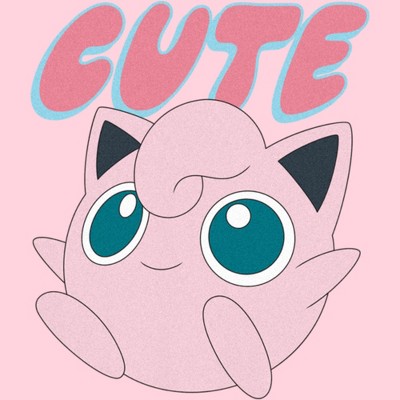 Pokemon Girl's Pokemon Jigglypuff Cute T-Shirt - Light Pink - Small — фото 2