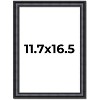 PosterPalooza | Linear Black Picture Frame - UV Acrylic, Foam Board Backing, Hanging Hardware - 2 of 4