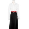 INSPIRE CHIC Women's Rhinestones Pearl Buckle Fashion Sweet Belts - 4 of 4