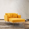 NicBex Teddy Velvet Accent Chair,Upholstered Living Room Chairs with Adjustable Mid-Height Backrest,Cozy Armchair,Accent Chairs for Living Room - 4 of 4