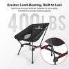 WARMOUNTS 1-Pack Portable Camping Chair 400Lbs Folding Backpacking Chair For Picnic Hiking - image 2 of 4