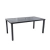 Christopher Knight Home Peter Patio 67" Rectangle Slatted Top Aluminum Dining Table - 2 of 4