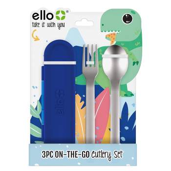 Kids' on The Go Cutlery Set Blue - Ello