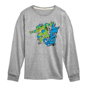 Boys' - Teenage Mutant Ninja Turtles - Leo Long Sleeve Graphic T-Shirt - 1 of 4
