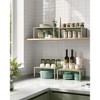 2 Pack Spice Rack, Cabinet Shelf Organizers, Shelf Organizer, Countertop Organizer, Shelf Riser, Stackable, Expandable, Metal Kitchen Counter Shelves - 2 of 4