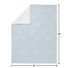 Sweet Jojo Designs Boy Baby Security Blanket Airplane Blue and White - 3 of 4
