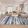 Modern Abstract Soft Non Slip Bedroom Rugs Low Pile Washable Carpet for Living Room - 3 of 4