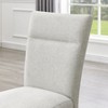 Roundhill Furniture Sorlen Modern Gray Upholstered Dining Chairs, Set of 2 - 3 of 4