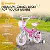 RoyalBaby Princess Girl Kids Bicycle with Kickstand - 2 of 4