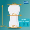 Inspire Ultra Absorbency Incontinence Booster Pads | Absorbs Over 4 Cups! | for Women or Men, Adhesive Strip - 3 of 4
