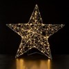 31.5"H Sullivans Christmas Silver Lighted Star With Stand, Indoor Christmas Decor - 4 of 4