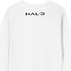 Halo Halt The Nightmares Crew Neck Long Sleeve Adult White Sweatshirt - 4 of 4