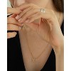 Bearfruit Jewelry Sterling Silver 18k Gold Plated Aria Clover Necklace - 2 of 4