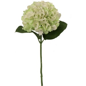 Floral Home 18.5" Light Green Hydrangea - 12-Pieces - 1 of 2
