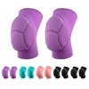 Unique Bargains Sporting Protective Flexible Knee Support Compression Sleeve Brace for Football Volleyball 1 Pair - 3 of 4