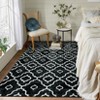 Machine Washable Vintage Floral Printed Area Rug Ultra Thin Non Slip Low Pile Stain Resistant Non Shedding Pet Friendly Floor Rug - 3 of 4