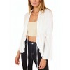 Anna-Kaci Women's Casual Lightweight Cardigans Soft Draped Ruffles Flare Sleeve Cardigan - 2 of 4