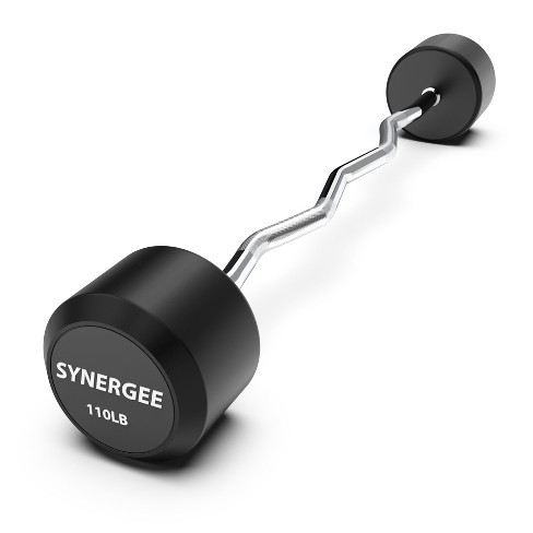 Synergee Fixed Easy Curl Barbell 110lb Target