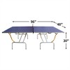 YONWAY Mid-Size Table Tennis Table Foldable Ping Pong Table Set for Games with Net,2 Table Tennis Paddles and Balls - 3 of 4