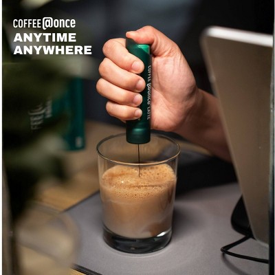 @Once Coffee Latte Espresso Roast Single Serve Nitro Coffee Cartridges - 96g/6ct