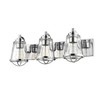 Mariner 3-Bulb Nautical Style Bathroom Fixture - Dimmable Brushed Nickel, 24" Wide - 2 of 4